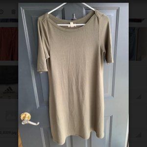 Cupio Green Short-sleeve Dress